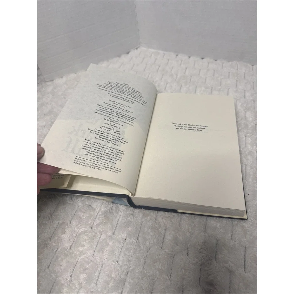 Stephen King-The Dark Half Hardcover Book 1989  First Edition First Printing DJ